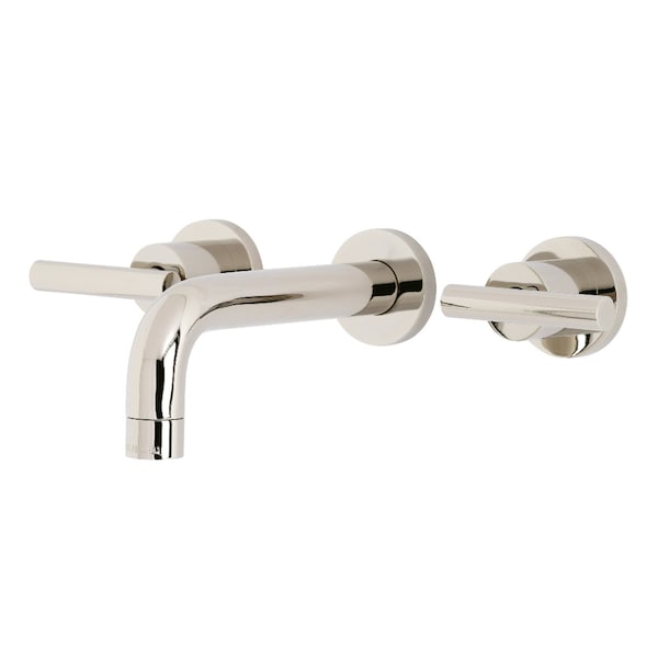 KS8126CML Manhattan 2-Handle 8" Wall Mount Bathroom Faucet, Nickel